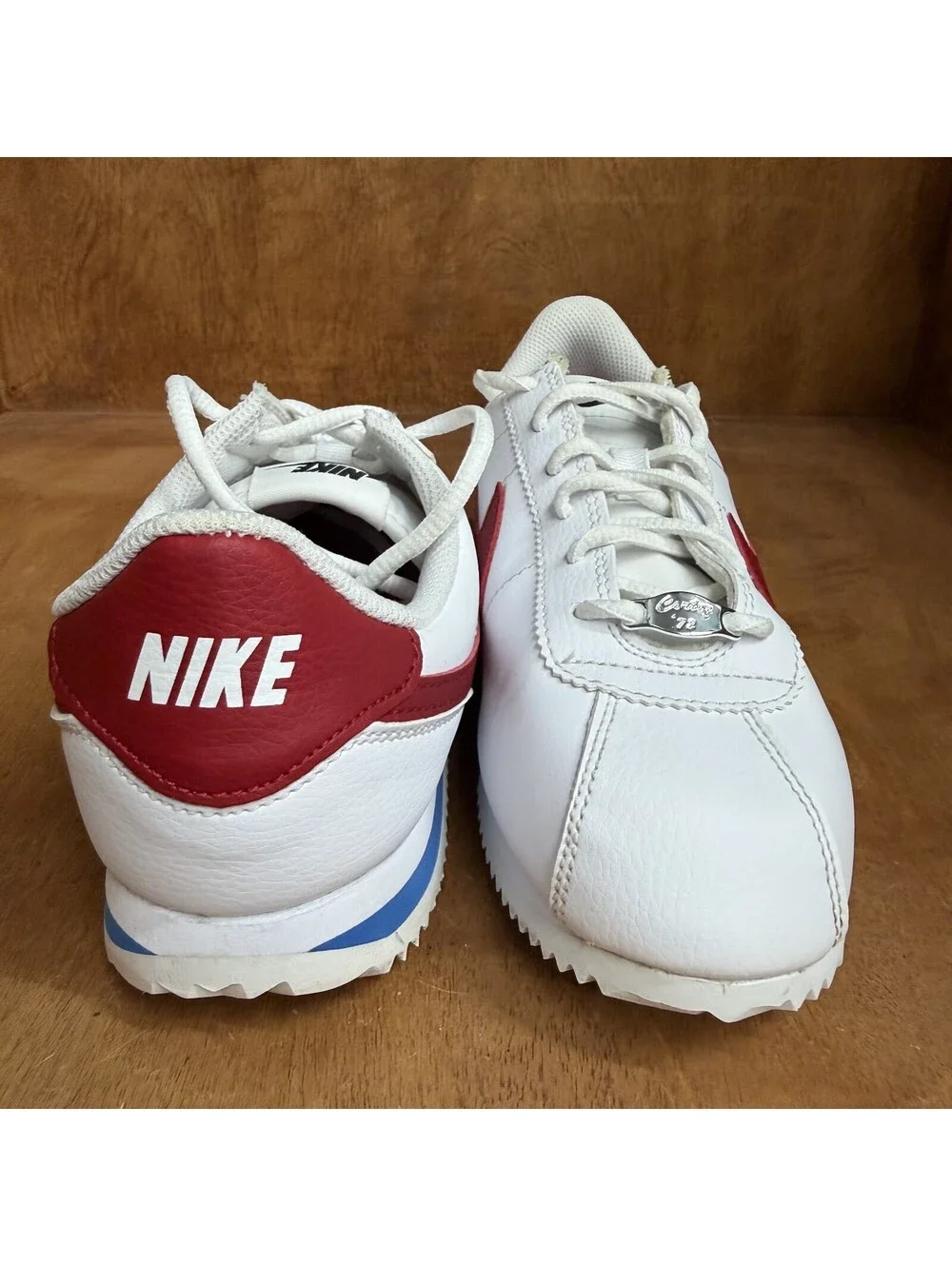 Nike Cortez Basic SL Youth Size 7 Y White Varsity Red Forrest Gump 904764-103